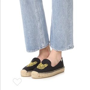 Frenchie Platform Smoking Slippers